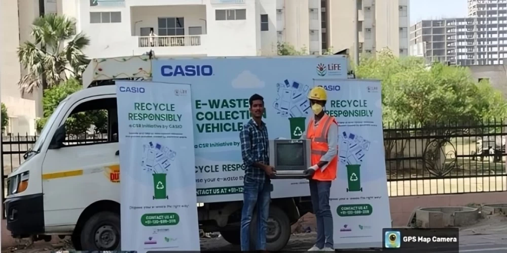 Casio India’s ‘Recycle Responsibly’ campaign collects 1800 Kgs of e-waste in Delhi-NCR Casio India’s ‘Recycle Responsibly’ campaign collects 1800 Kgs of e-waste in Delhi-NCR
